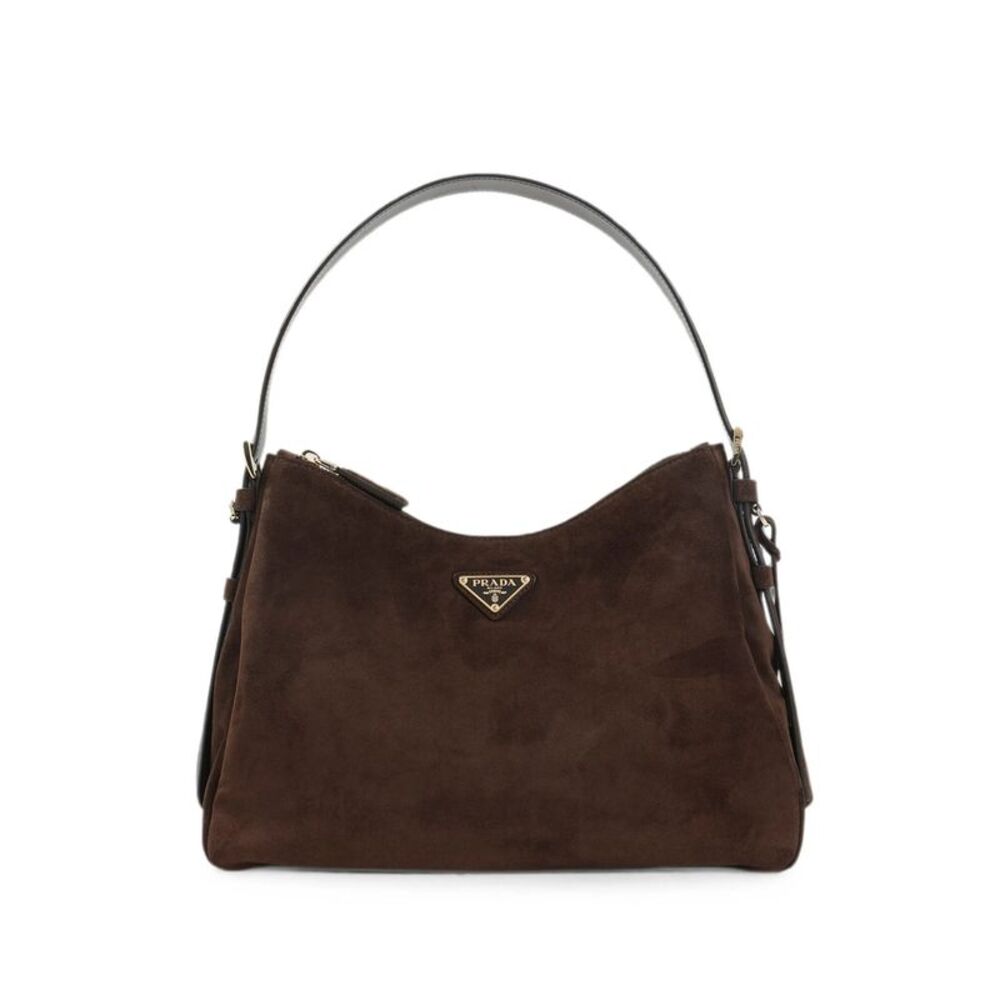 Prada Brown Shoulder Bags Women - Picture 1 of 3